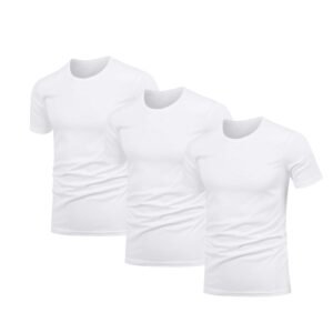 half sleeve three pack (white)