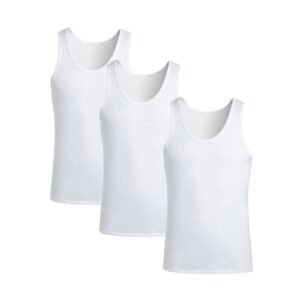 sleeve less three pack (white)